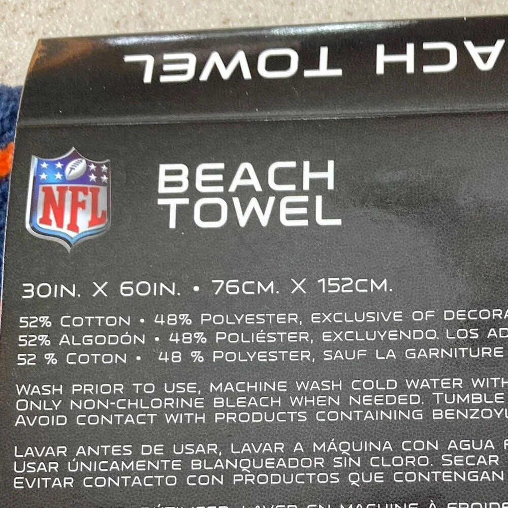 Chicago Bears NFL Beach Towel New 60